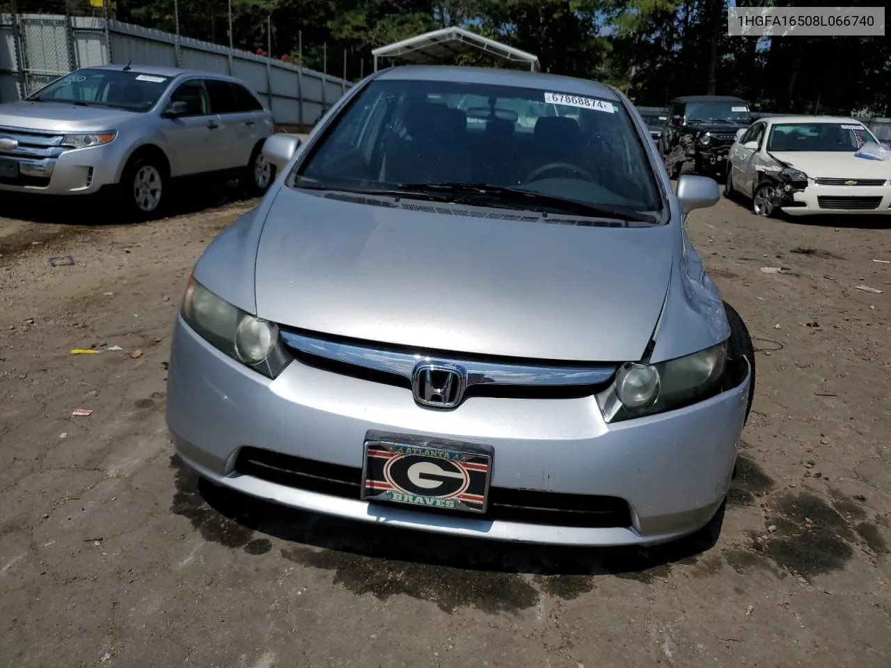 1HGFA16508L066740 2008 Honda Civic Lx