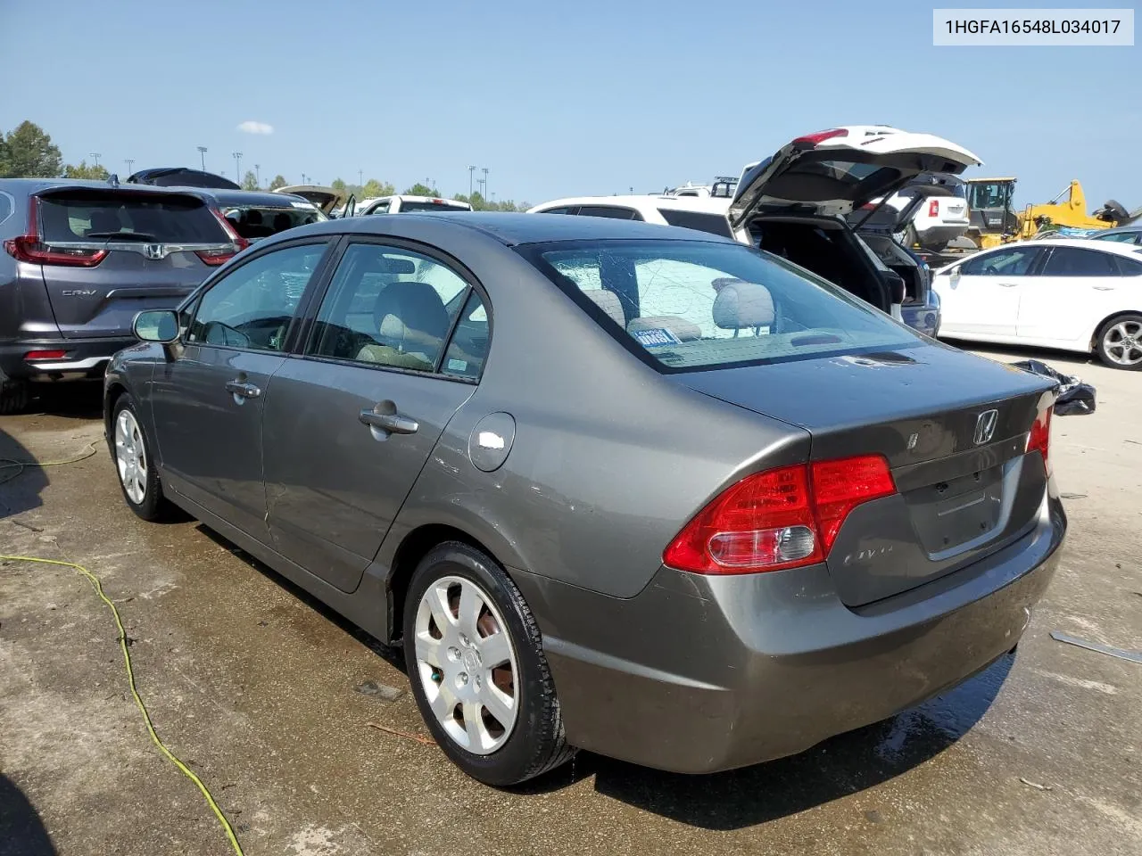 1HGFA16548L034017 2008 Honda Civic Lx