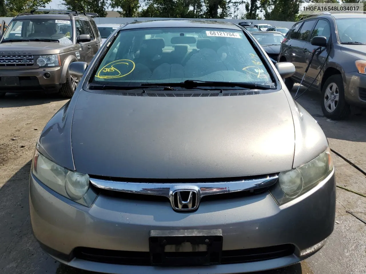 1HGFA16548L034017 2008 Honda Civic Lx