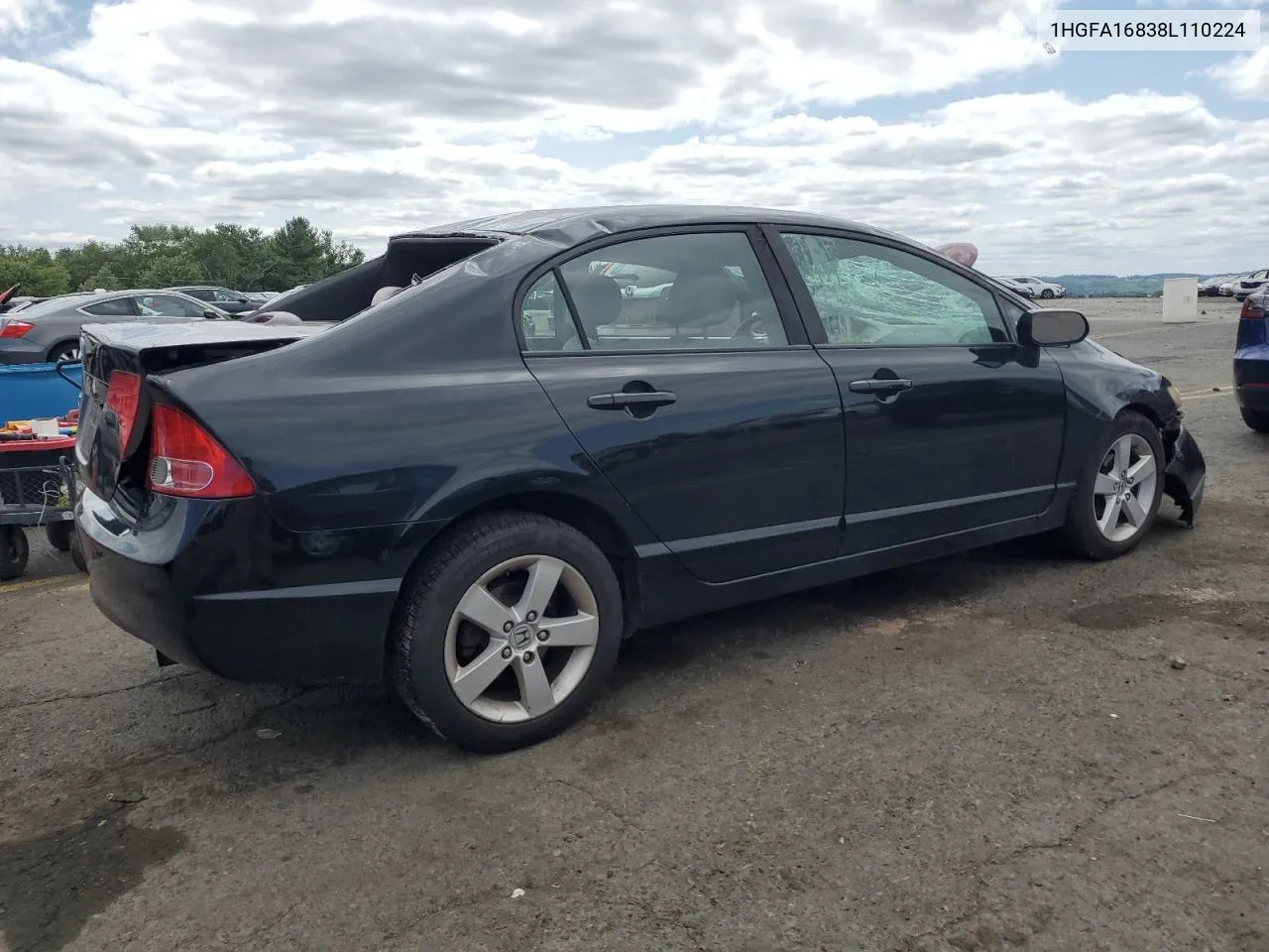 2008 Honda Civic Ex VIN: 1HGFA16838L110224 Lot: 68168754