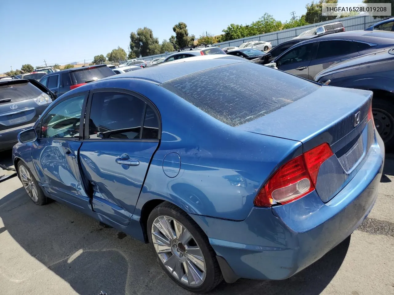 2008 Honda Civic Lx VIN: 1HGFA16528L019208 Lot: 68382514