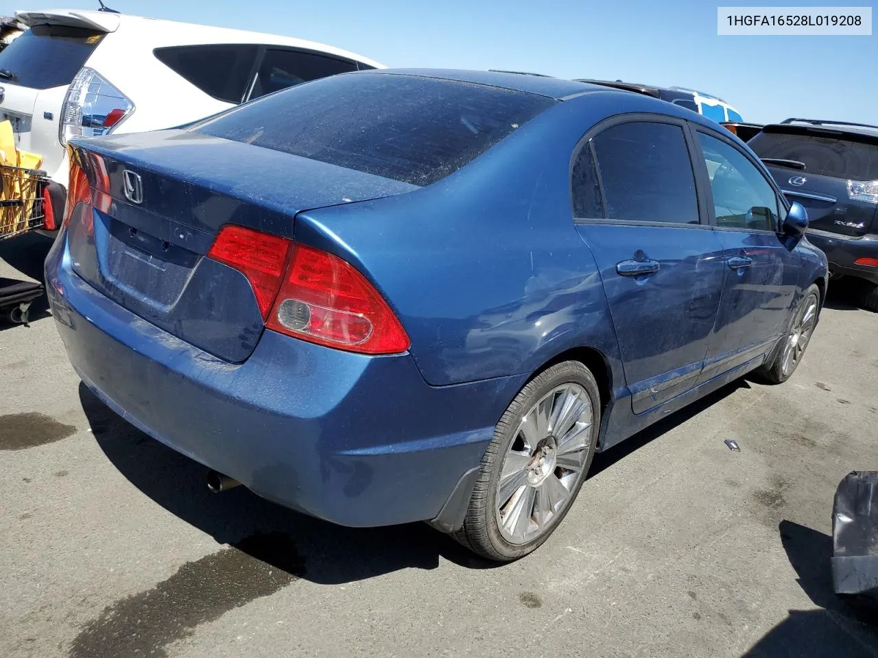 2008 Honda Civic Lx VIN: 1HGFA16528L019208 Lot: 68382514