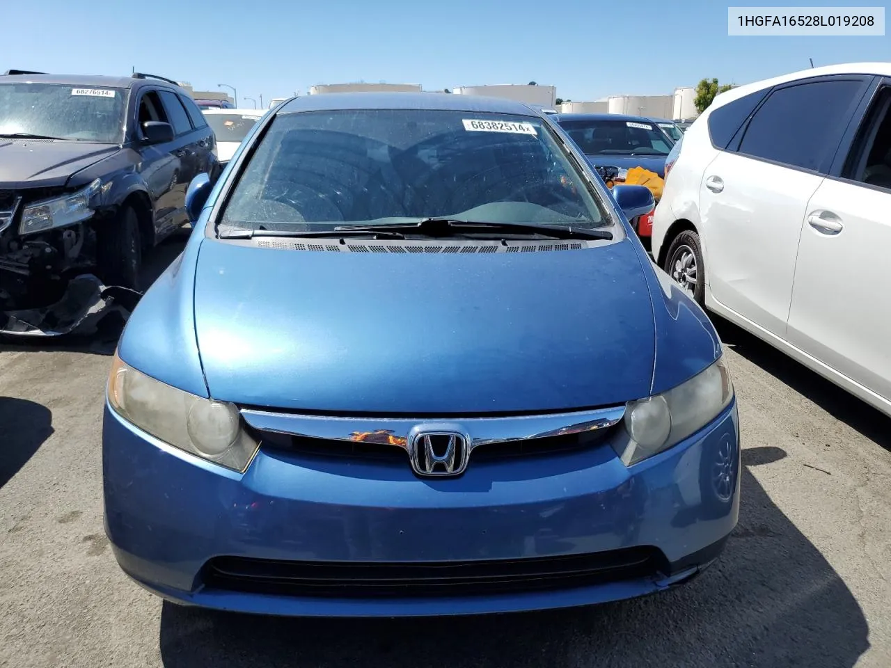 2008 Honda Civic Lx VIN: 1HGFA16528L019208 Lot: 68382514