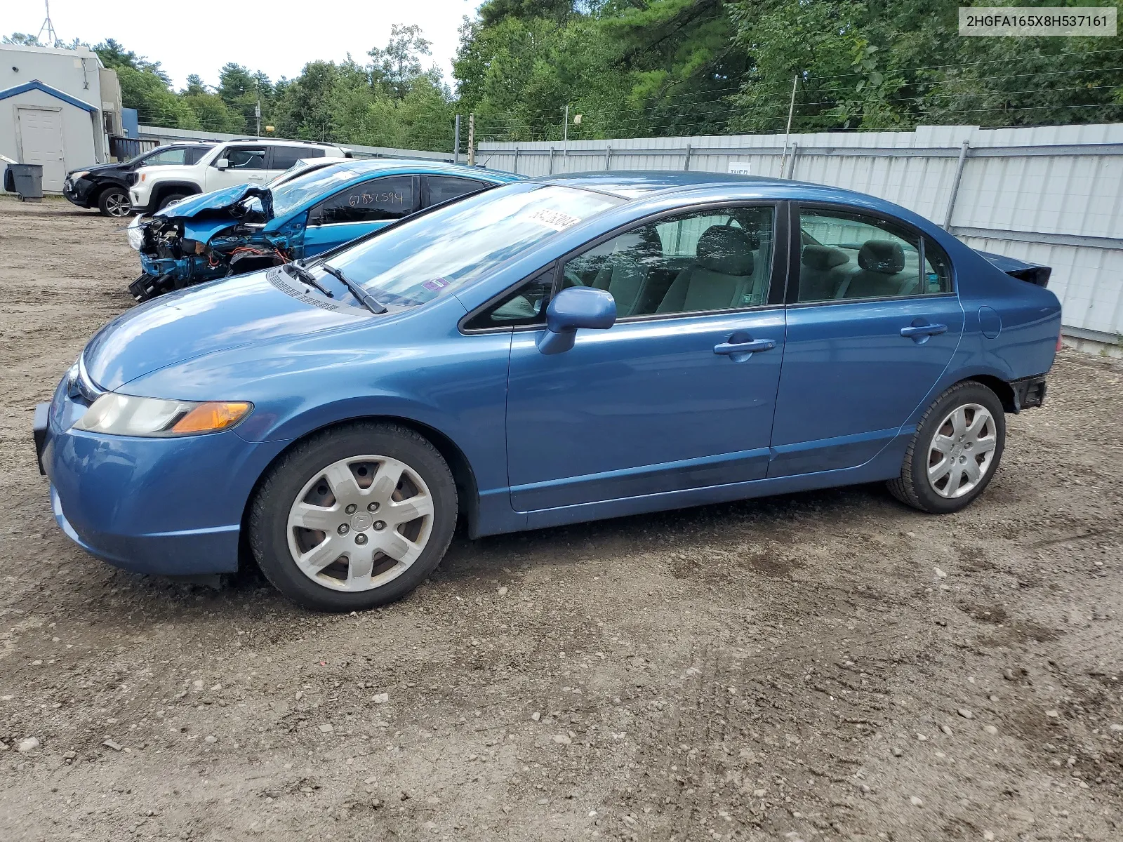 2008 Honda Civic Lx VIN: 2HGFA165X8H537161 Lot: 68426304