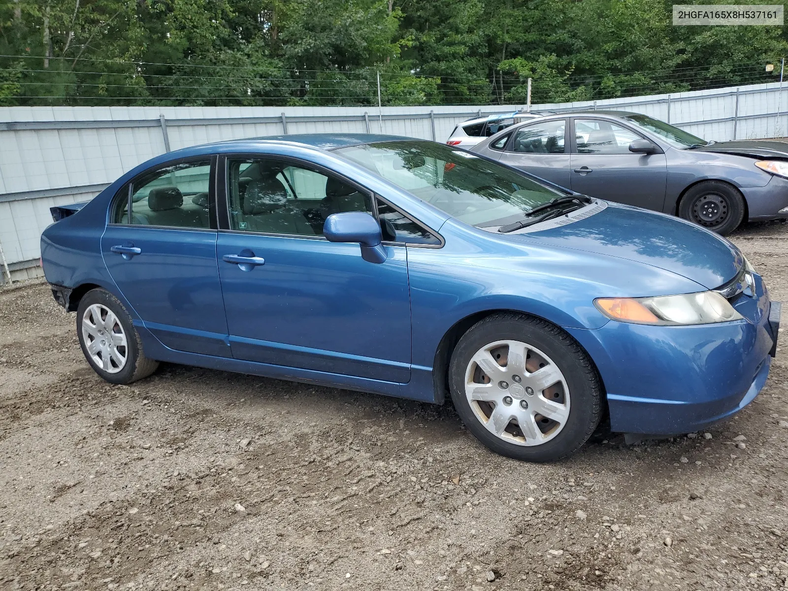 2008 Honda Civic Lx VIN: 2HGFA165X8H537161 Lot: 68426304