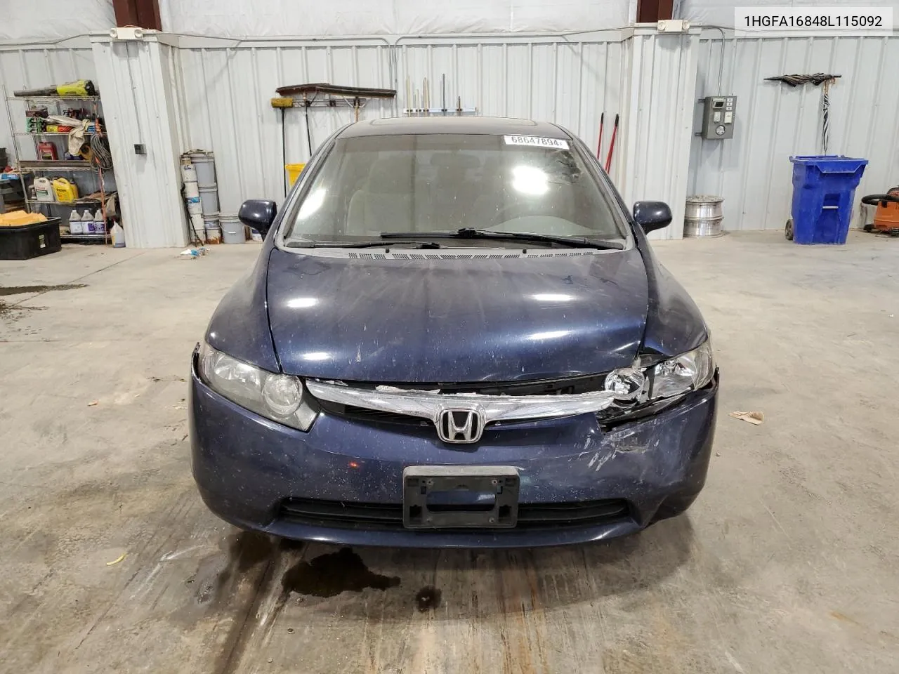 1HGFA16848L115092 2008 Honda Civic Ex