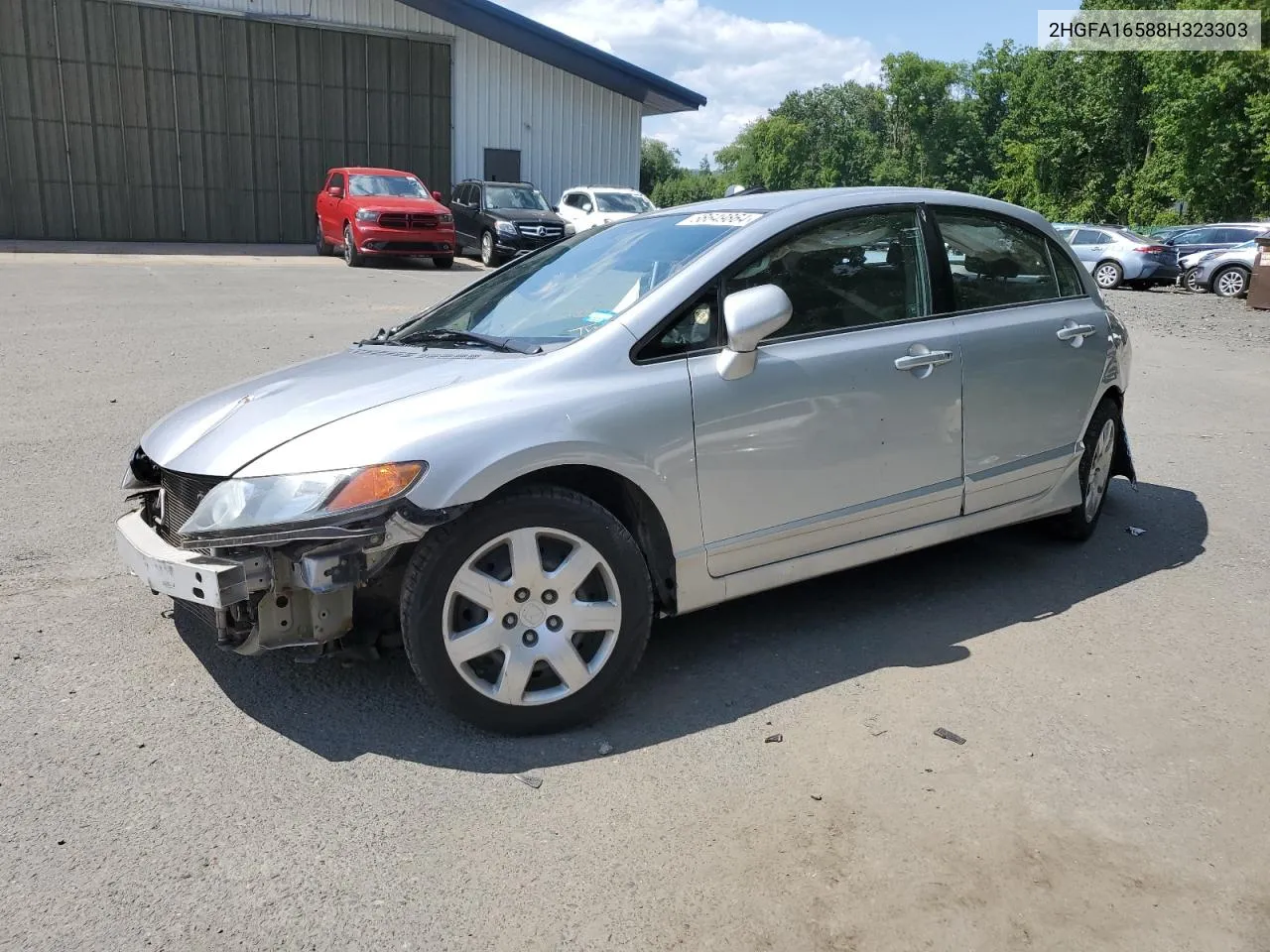 2HGFA16588H323303 2008 Honda Civic Lx