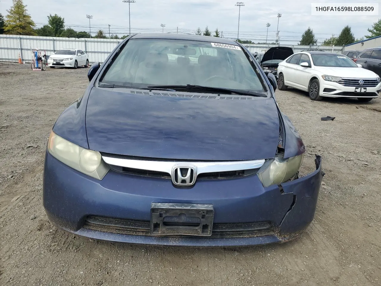 2008 Honda Civic Lx VIN: 1HGFA16598L088509 Lot: 68656904