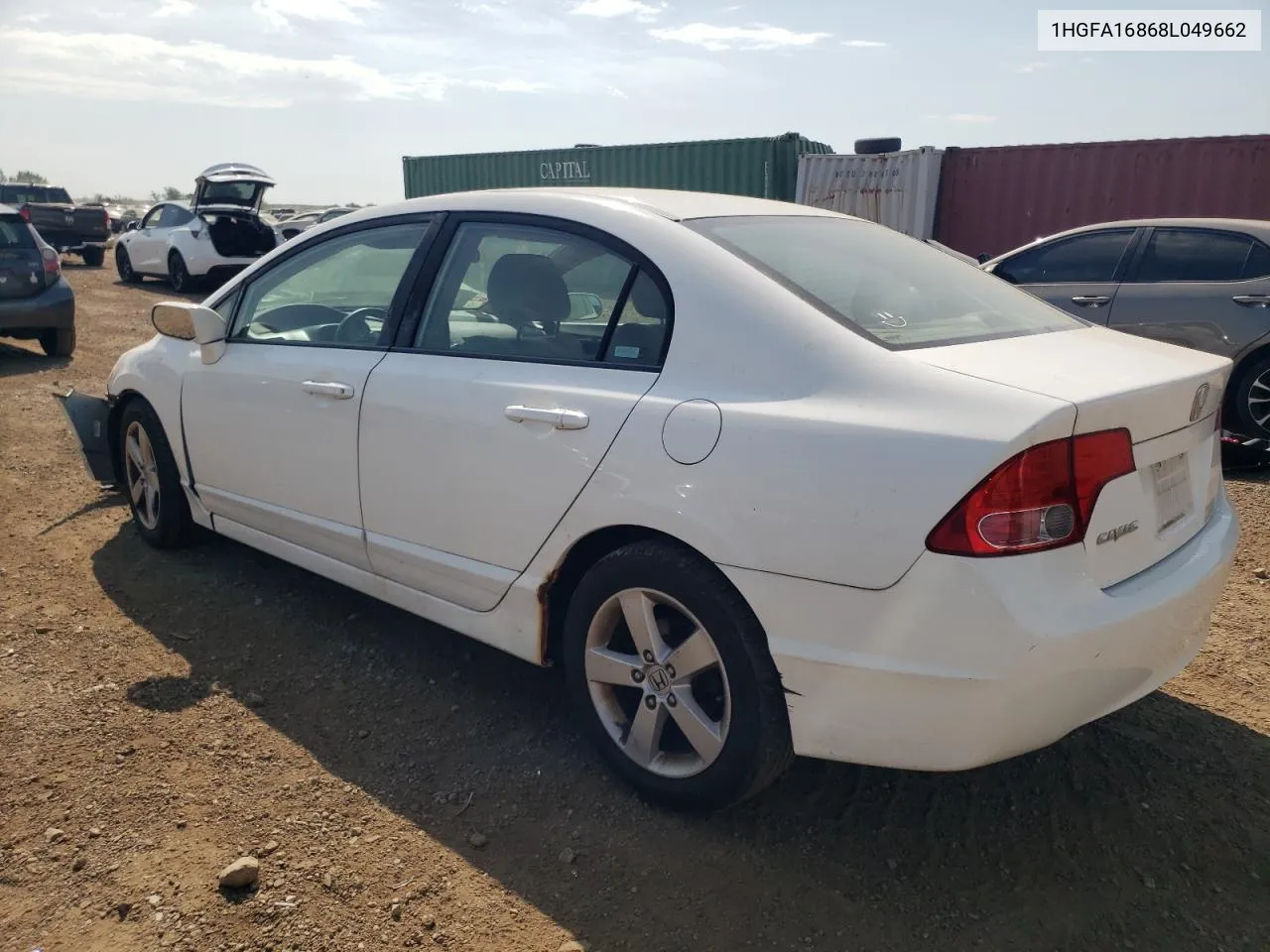 2008 Honda Civic Ex VIN: 1HGFA16868L049662 Lot: 68720864