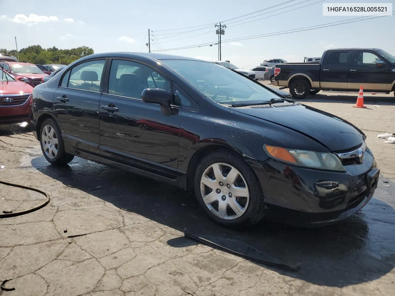 1HGFA16528L005521 2008 Honda Civic Lx