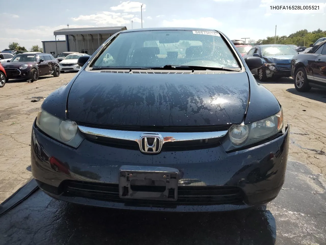 1HGFA16528L005521 2008 Honda Civic Lx