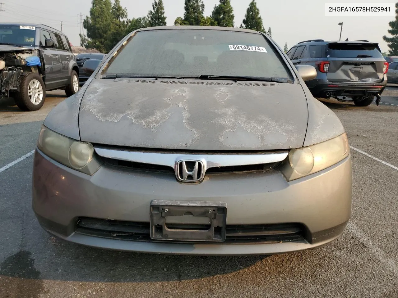 2008 Honda Civic Lx VIN: 2HGFA16578H529941 Lot: 69146774