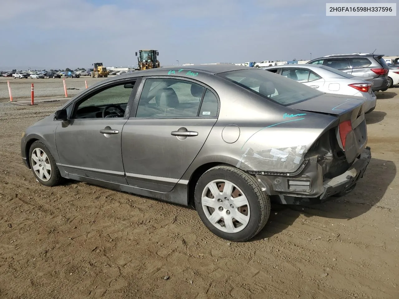 2HGFA16598H337596 2008 Honda Civic Lx