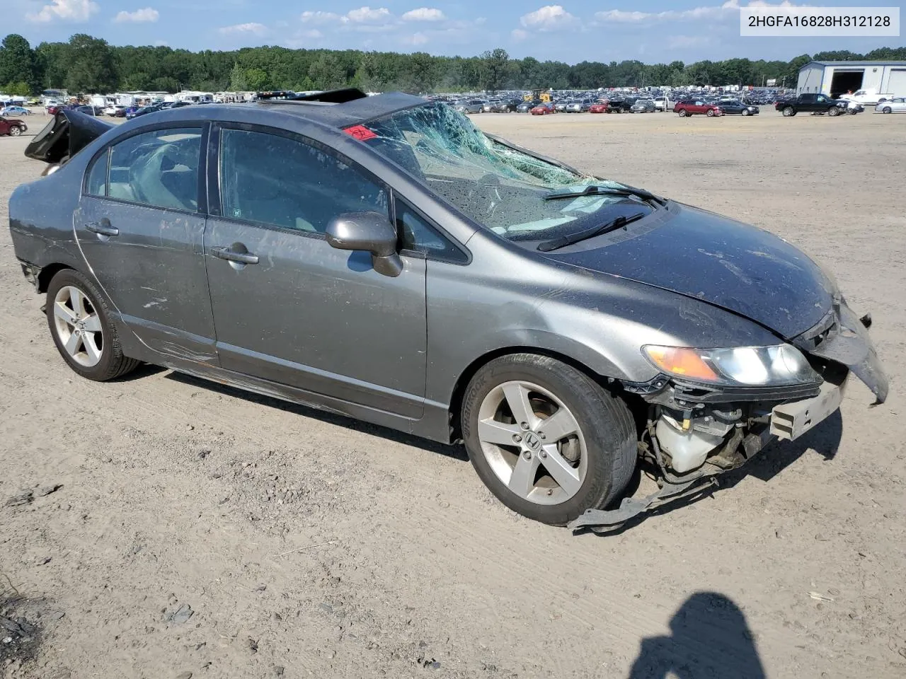 2HGFA16828H312128 2008 Honda Civic Ex