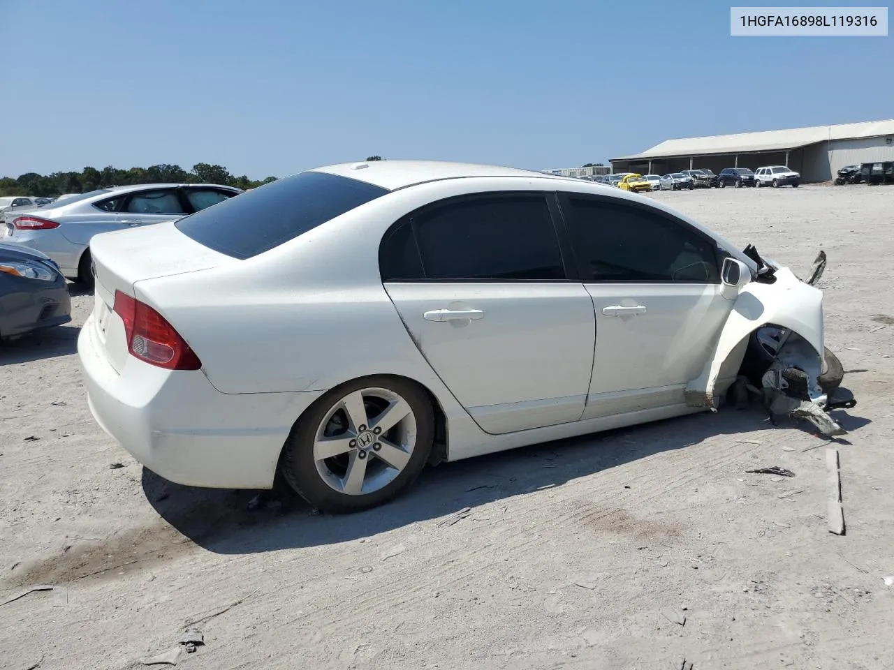 2008 Honda Civic Ex VIN: 1HGFA16898L119316 Lot: 69268164