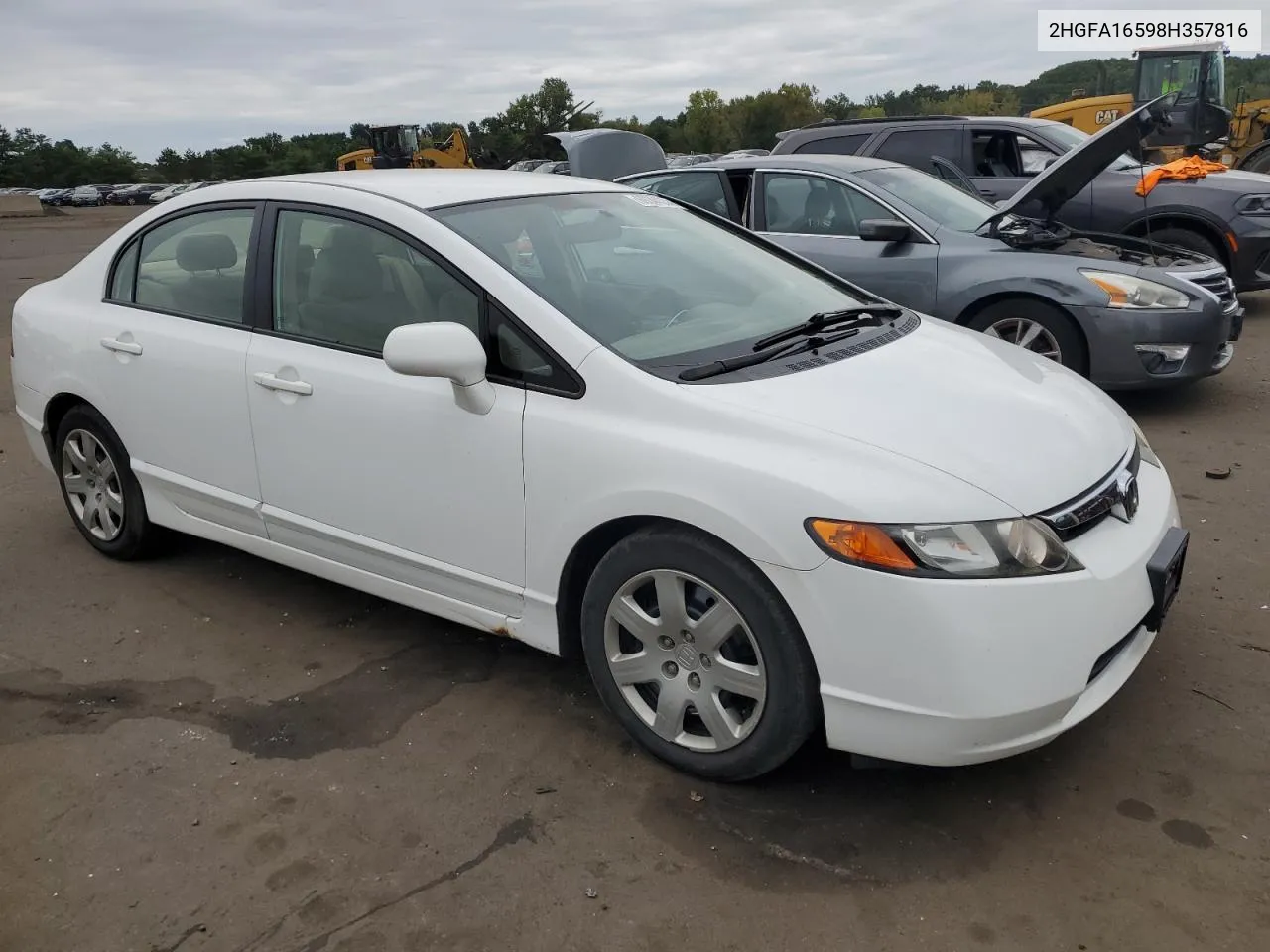 2HGFA16598H357816 2008 Honda Civic Lx