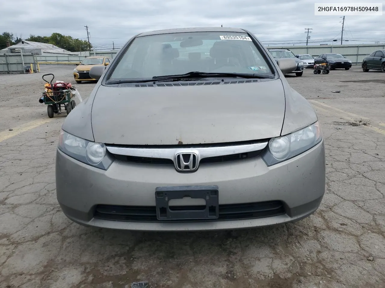 2HGFA16978H509448 2008 Honda Civic Exl