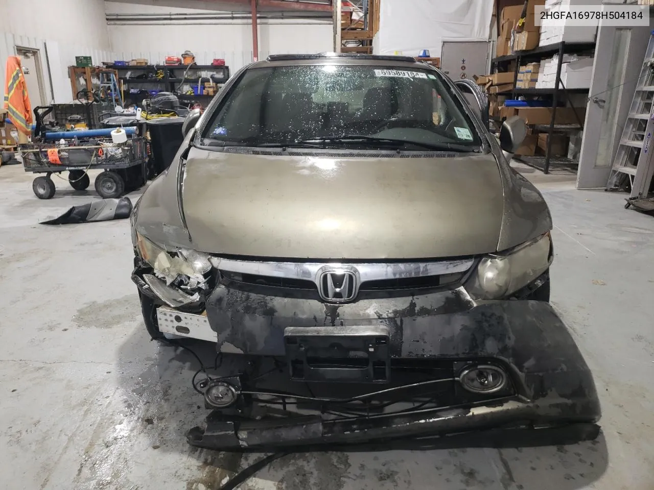 2HGFA16978H504184 2008 Honda Civic Exl