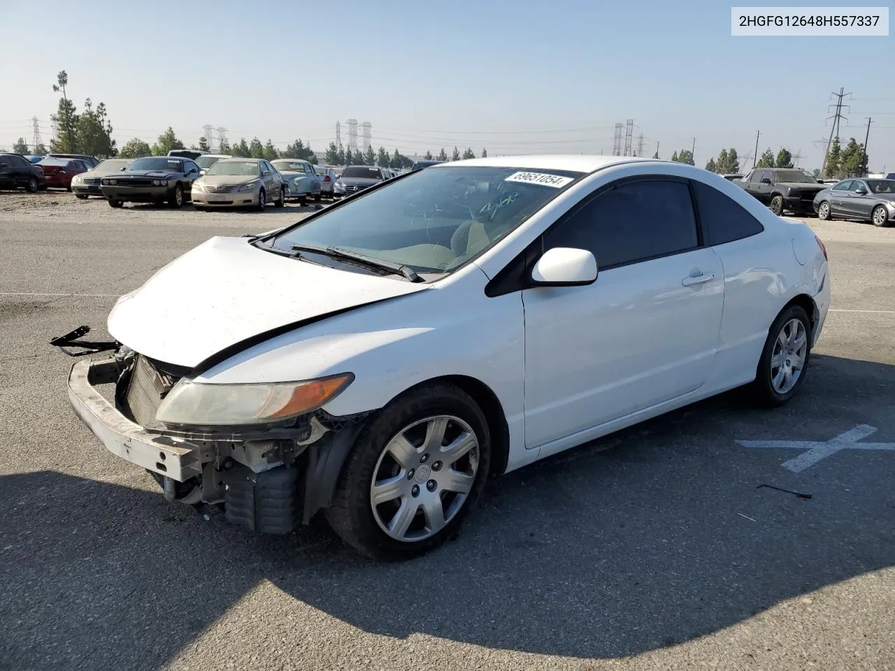 2HGFG12648H557337 2008 Honda Civic Lx