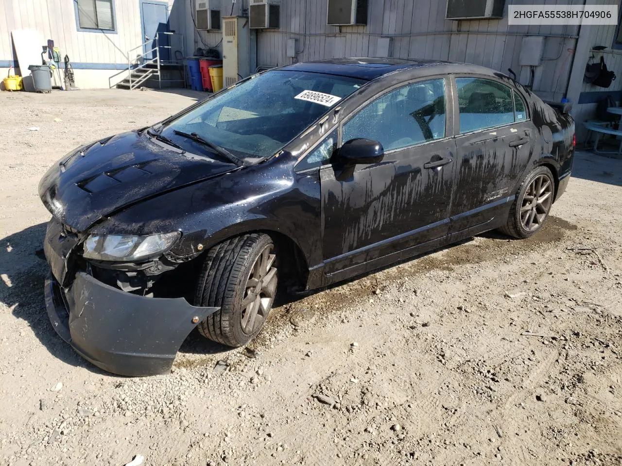 2HGFA55538H704906 2008 Honda Civic Si