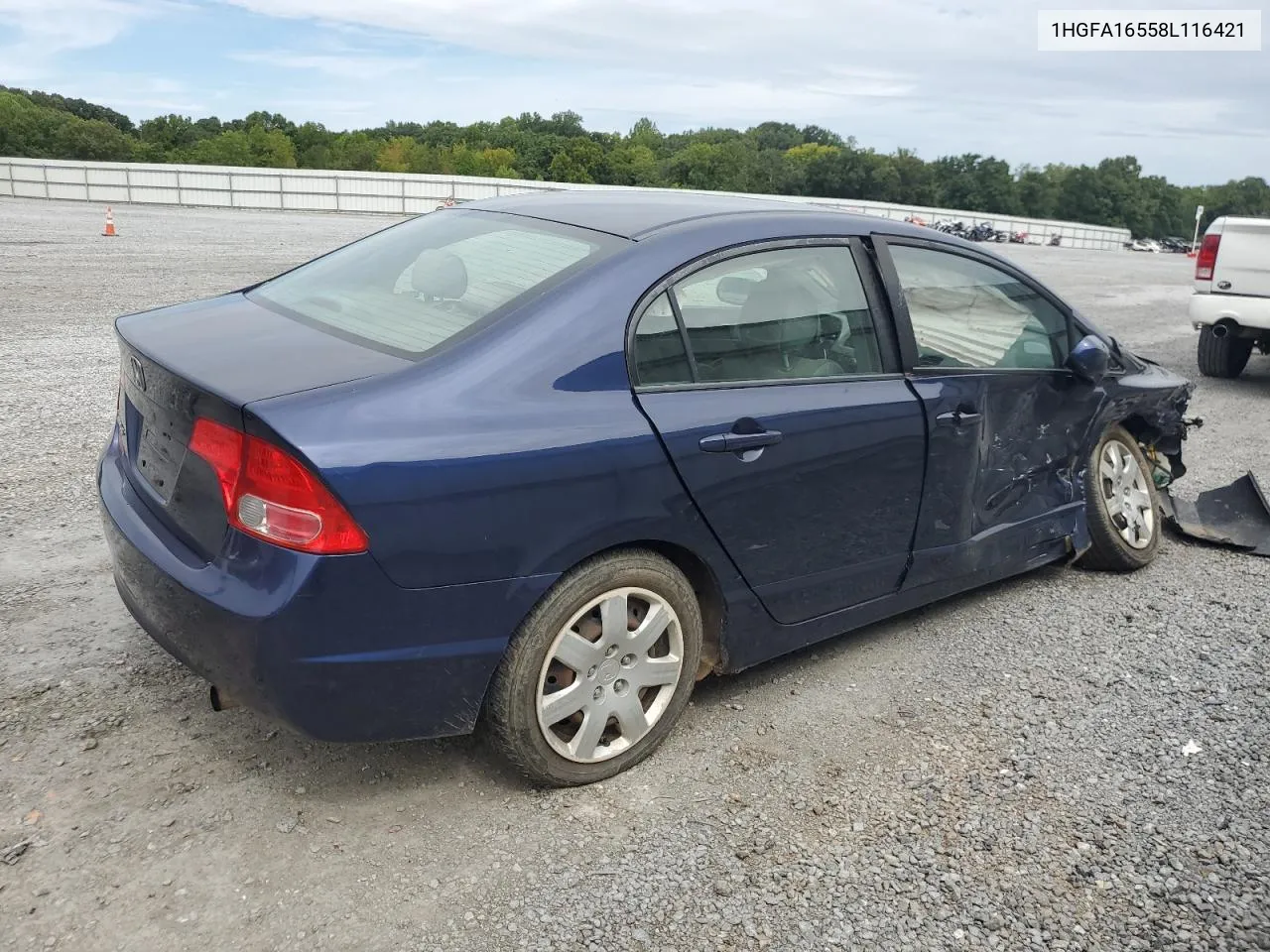 2008 Honda Civic Lx VIN: 1HGFA16558L116421 Lot: 69957194