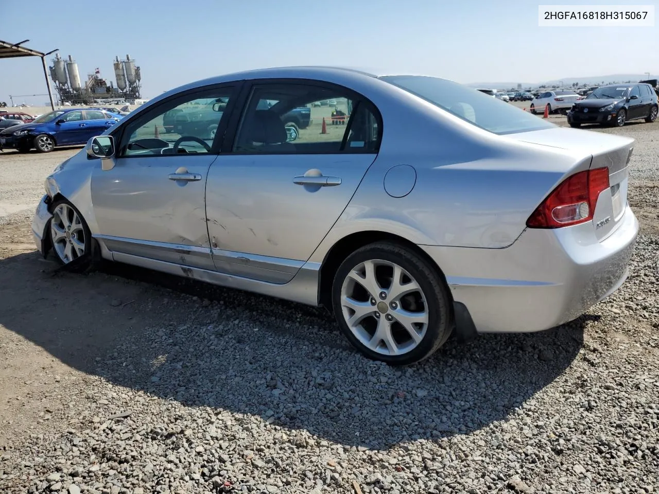 2HGFA16818H315067 2008 Honda Civic Ex