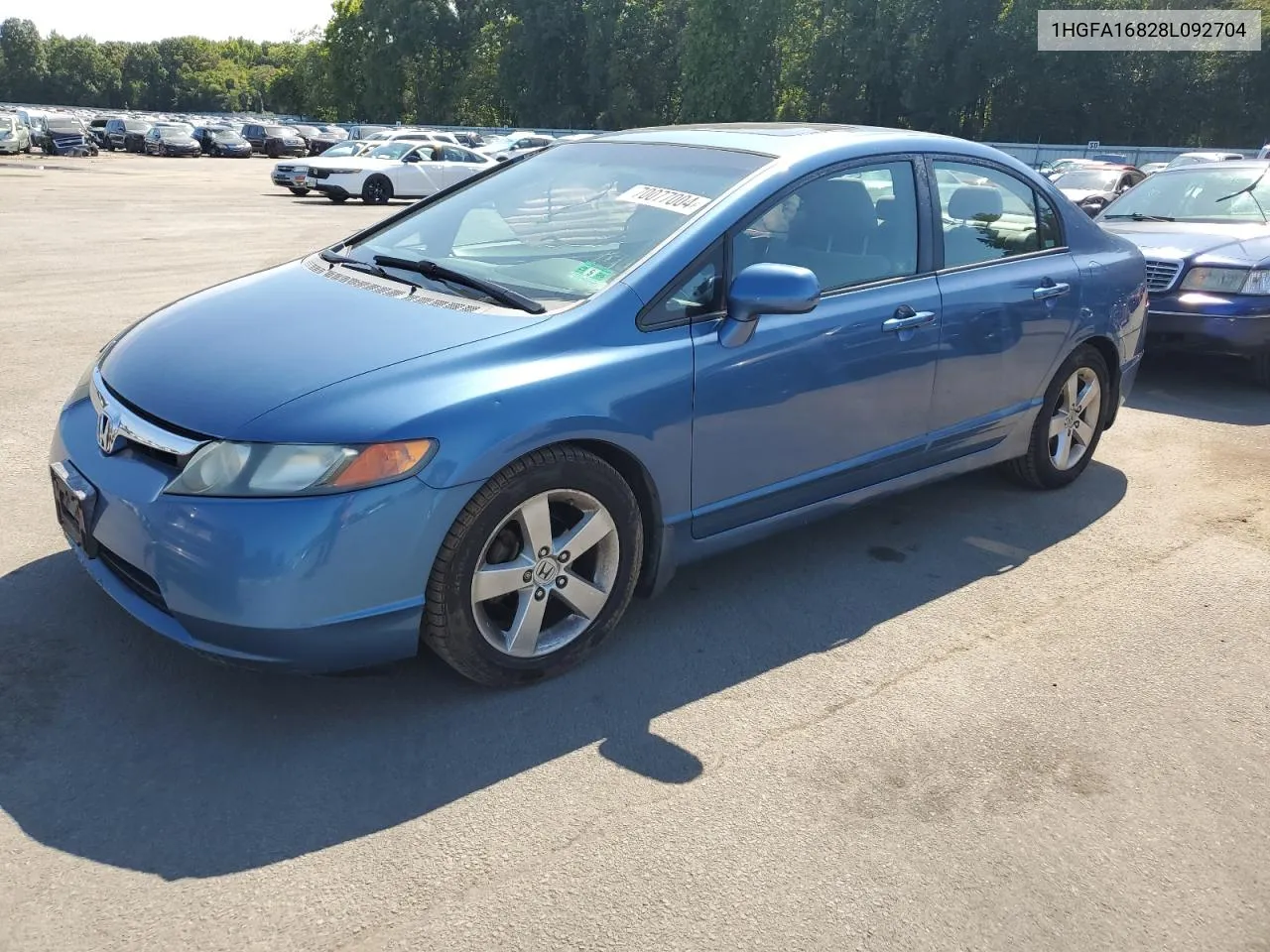 1HGFA16828L092704 2008 Honda Civic Ex