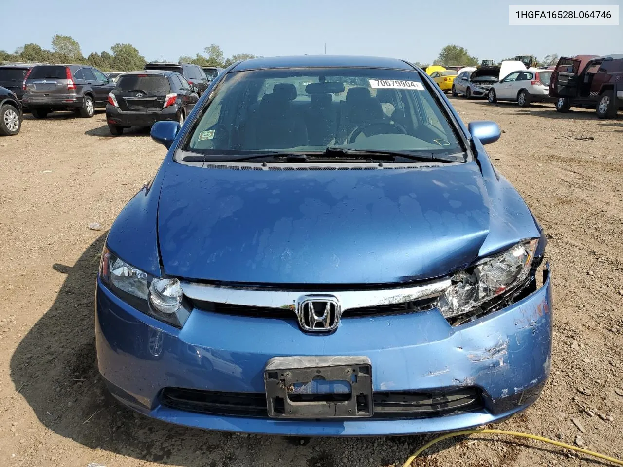 2008 Honda Civic Lx VIN: 1HGFA16528L064746 Lot: 70679904