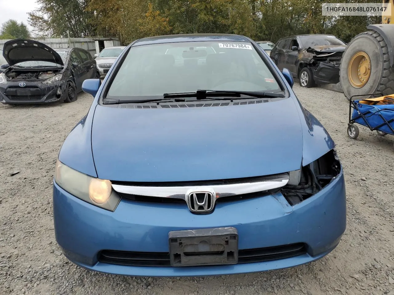 1HGFA16848L076147 2008 Honda Civic Ex