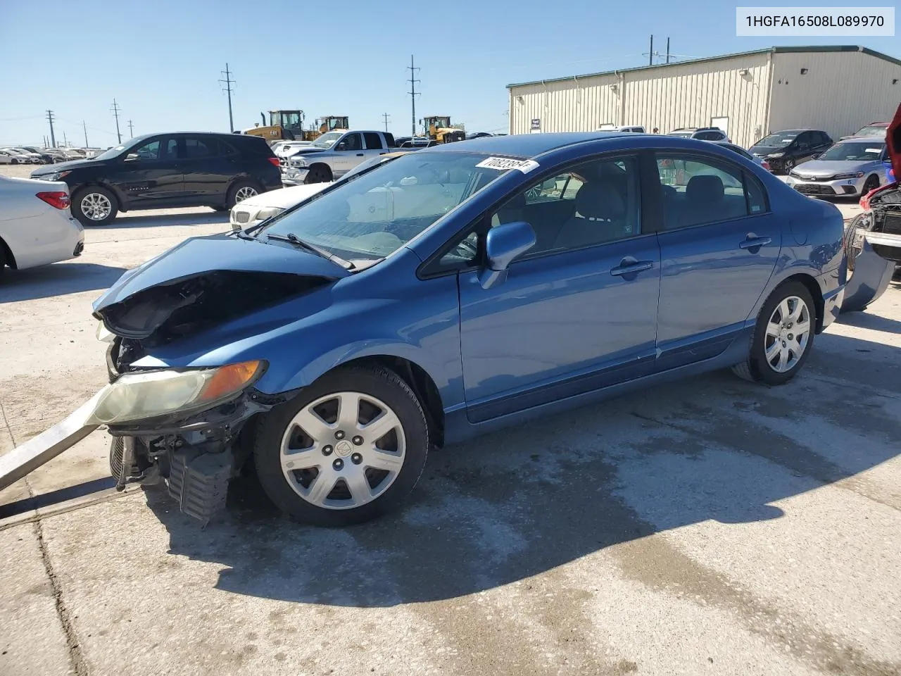 1HGFA16508L089970 2008 Honda Civic Lx