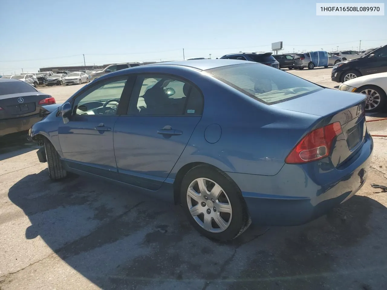 2008 Honda Civic Lx VIN: 1HGFA16508L089970 Lot: 70823994