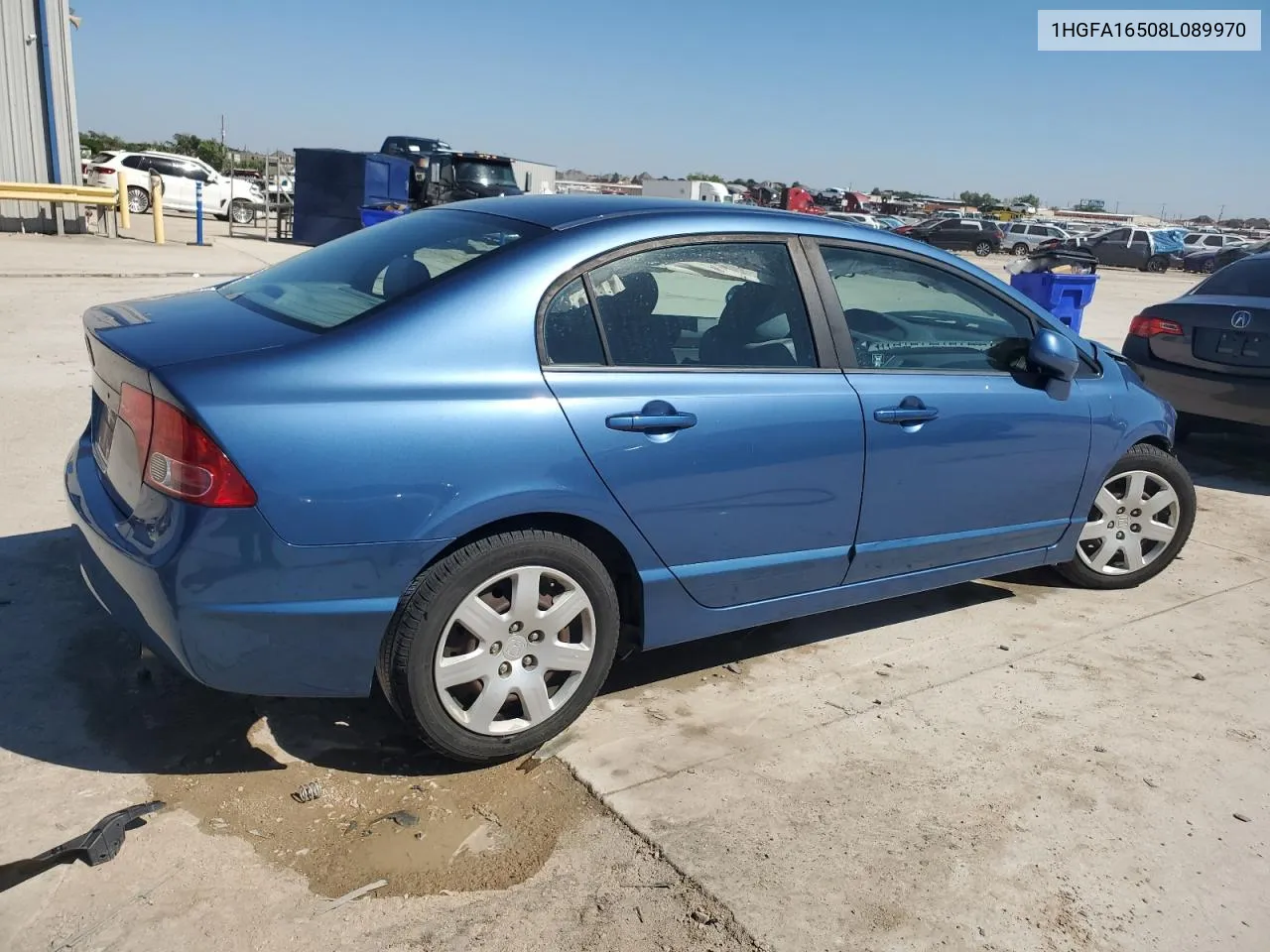 2008 Honda Civic Lx VIN: 1HGFA16508L089970 Lot: 70823994