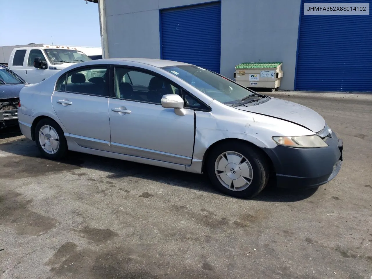 JHMFA362X8S014102 2008 Honda Civic Hybrid