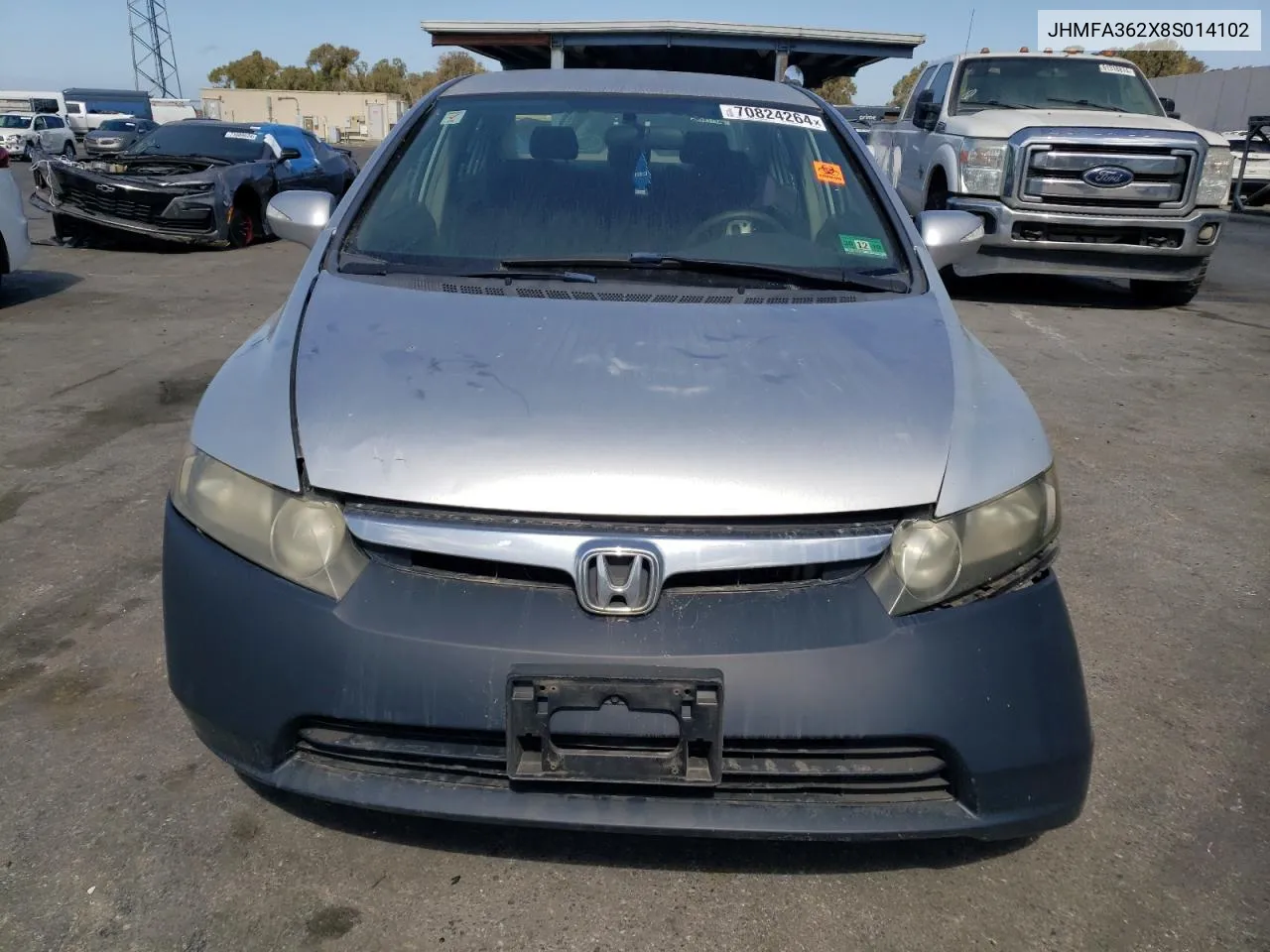 JHMFA362X8S014102 2008 Honda Civic Hybrid