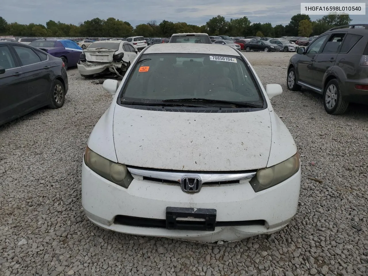 1HGFA16598L010540 2008 Honda Civic Lx