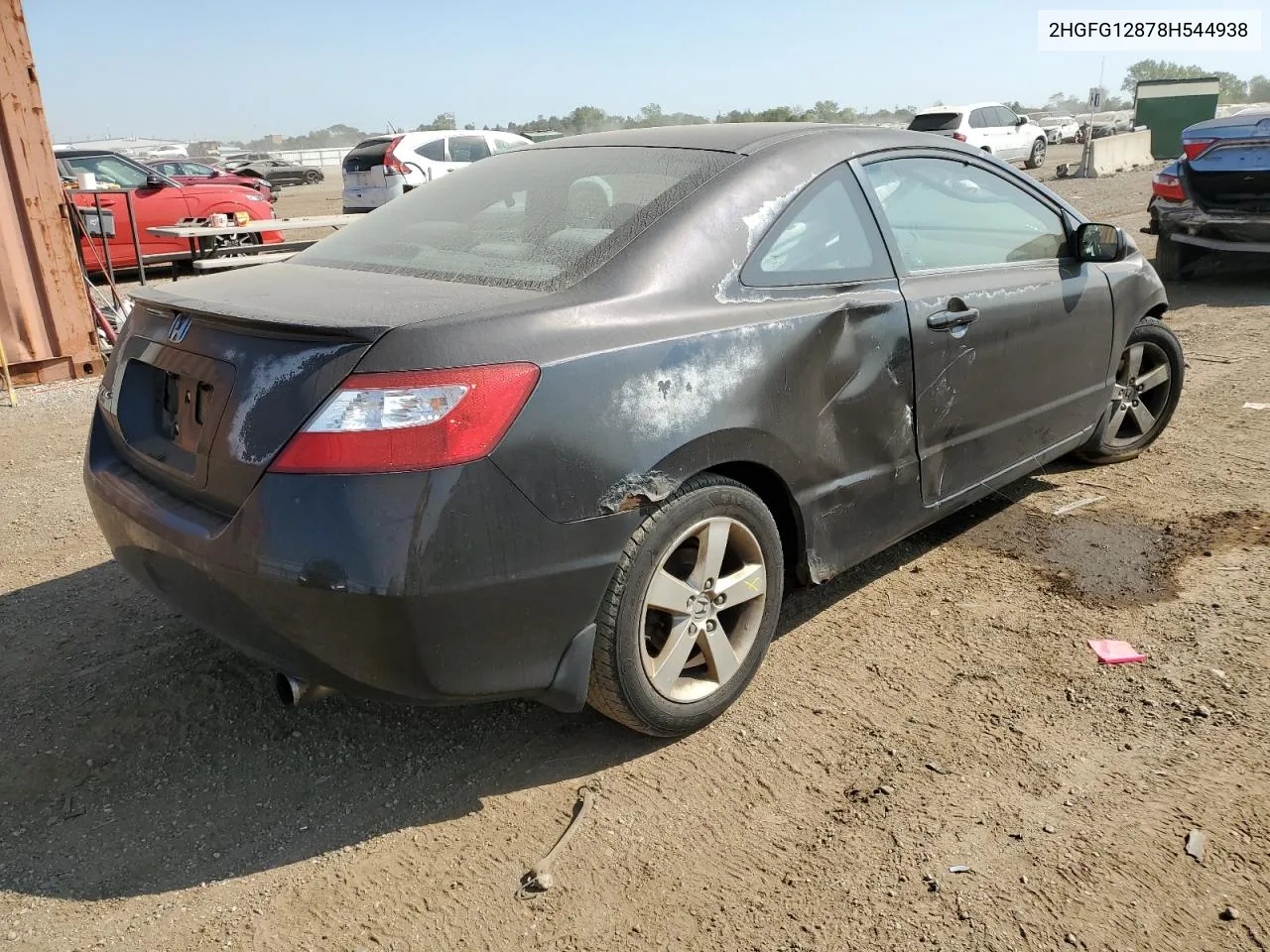 2008 Honda Civic Ex VIN: 2HGFG12878H544938 Lot: 70983764