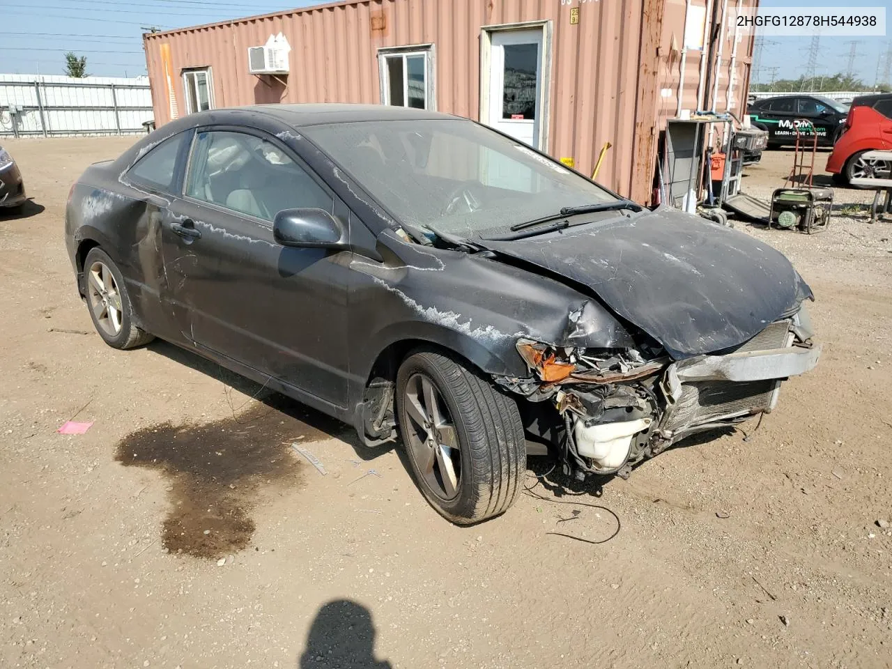 2008 Honda Civic Ex VIN: 2HGFG12878H544938 Lot: 70983764