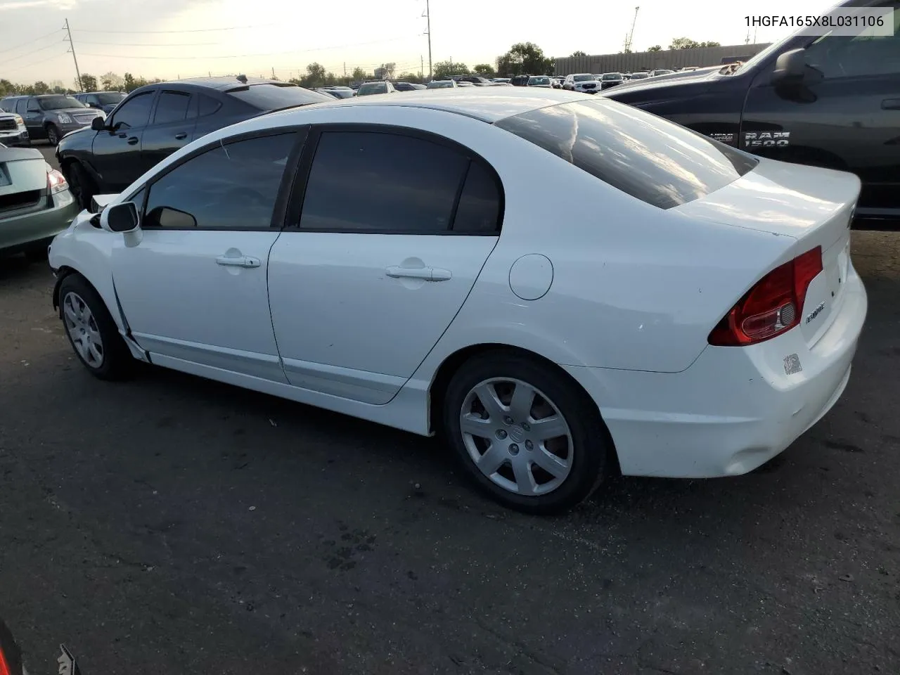 2008 Honda Civic Lx VIN: 1HGFA165X8L031106 Lot: 71013124