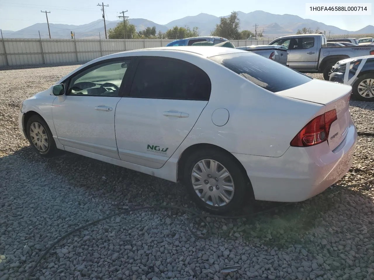 2008 Honda Civic Gx VIN: 1HGFA46588L000714 Lot: 71082554