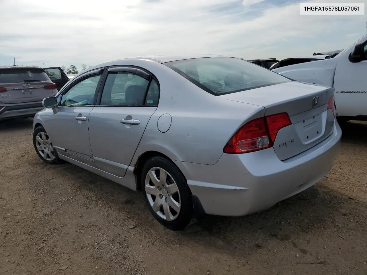 1HGFA15578L057051 2008 Honda Civic Lx