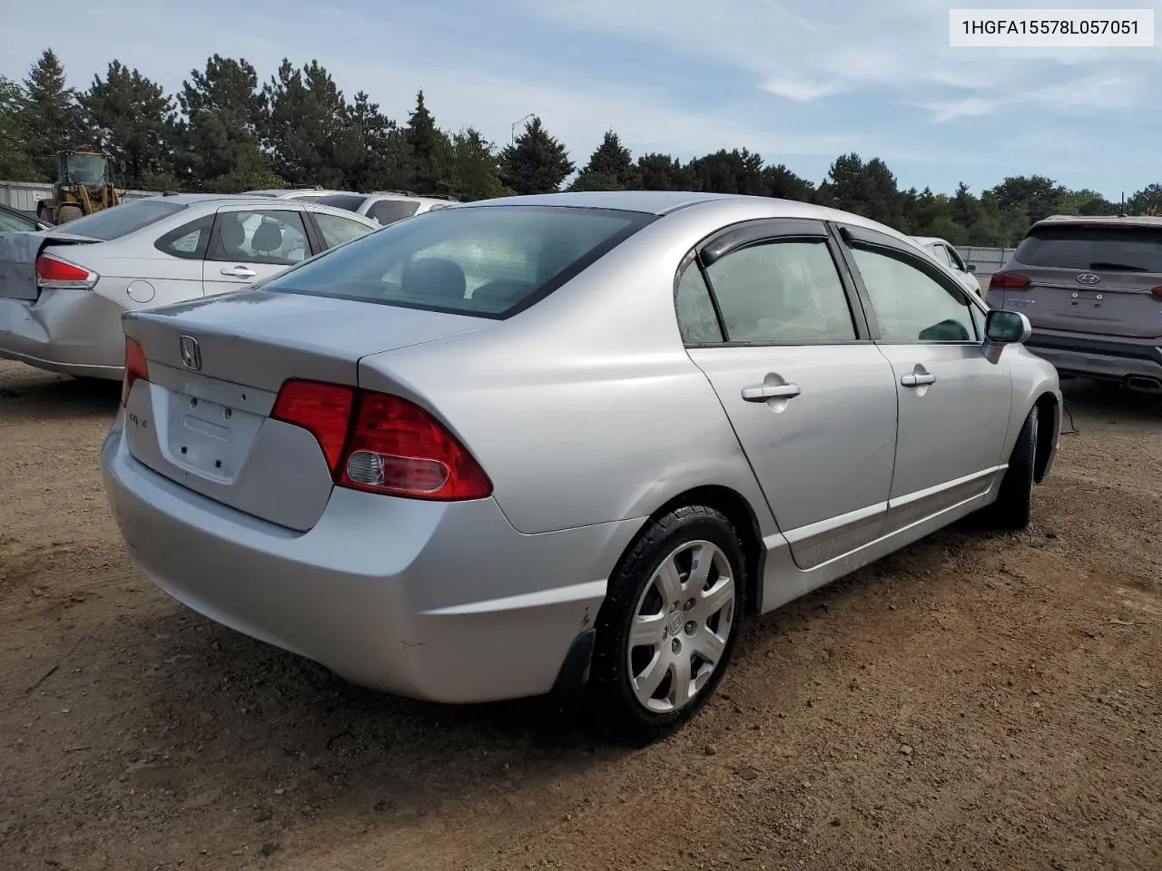 1HGFA15578L057051 2008 Honda Civic Lx