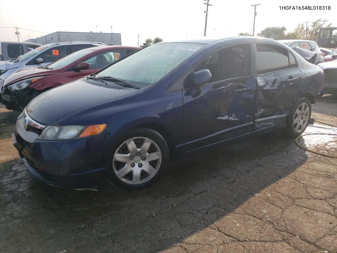 2008 Honda Civic Lx VIN: 1HGFA16548L018318 Lot: 71219214