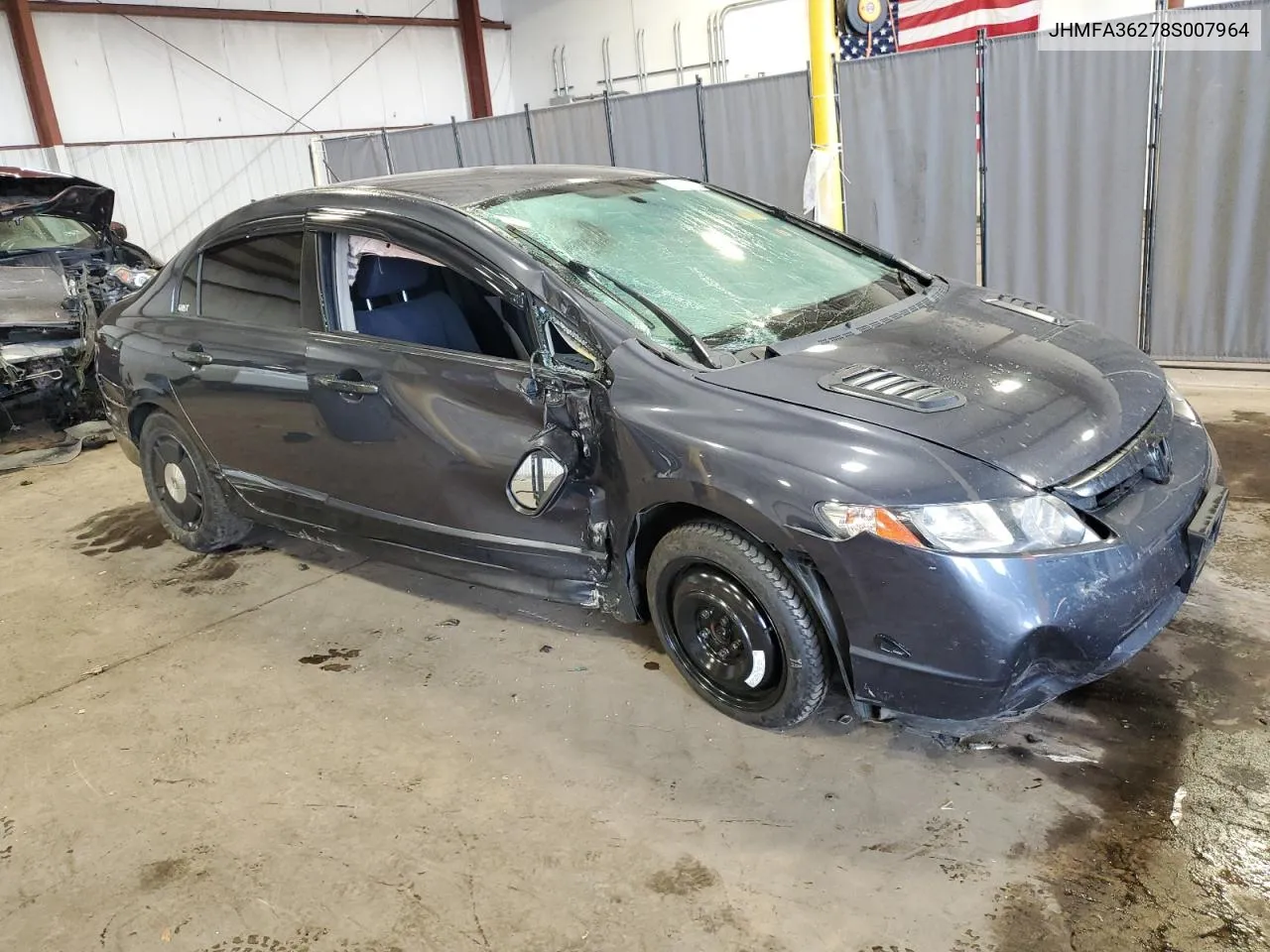 2008 Honda Civic Hybrid VIN: JHMFA36278S007964 Lot: 71224034