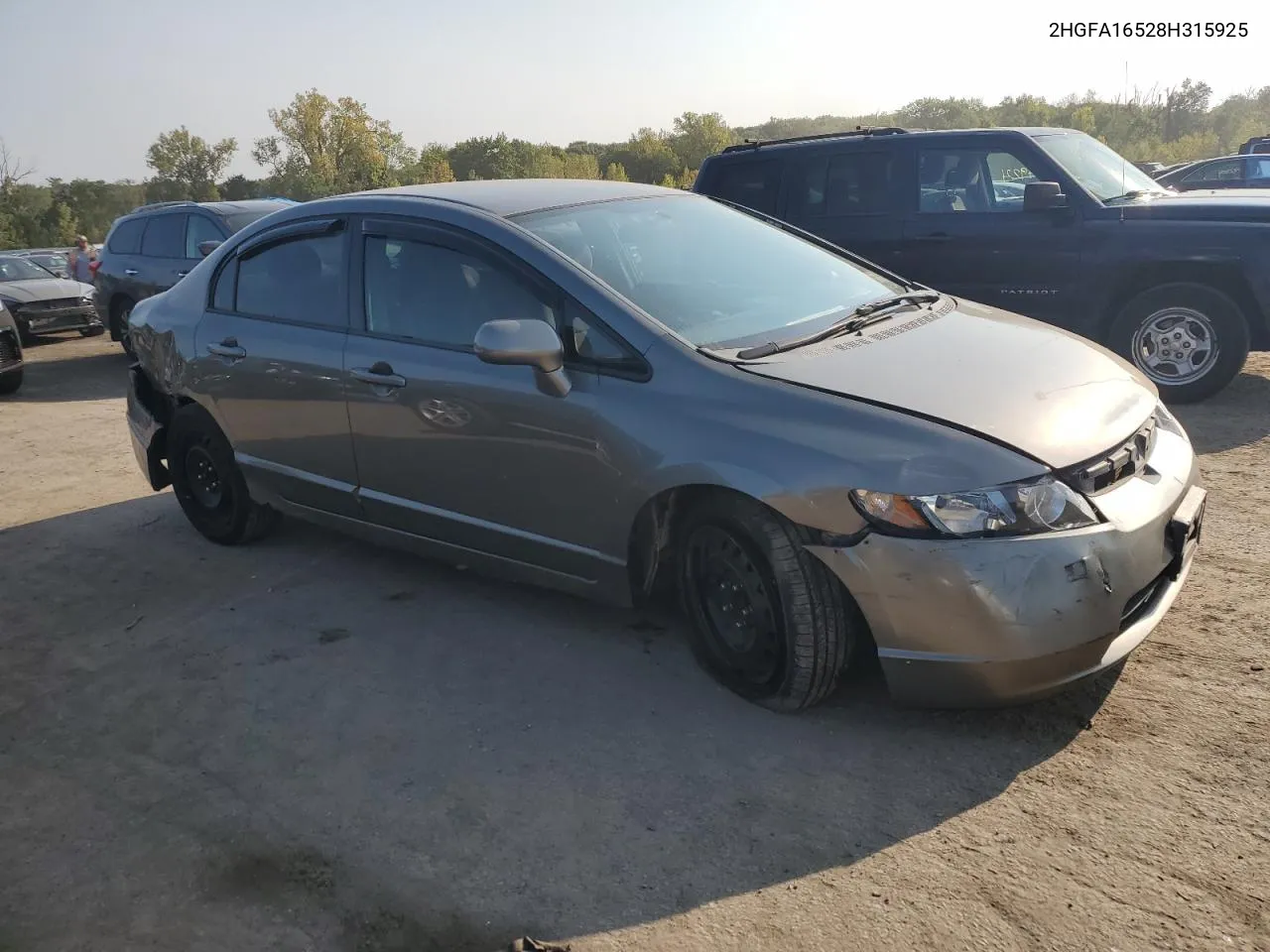 2008 Honda Civic Lx VIN: 2HGFA16528H315925 Lot: 71247544