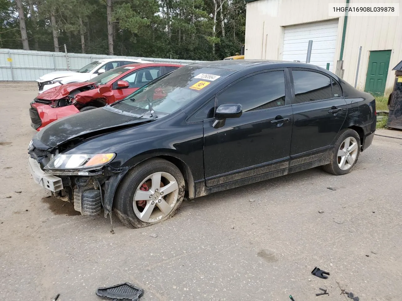 2008 Honda Civic Exl VIN: 1HGFA16908L039878 Lot: 71260664