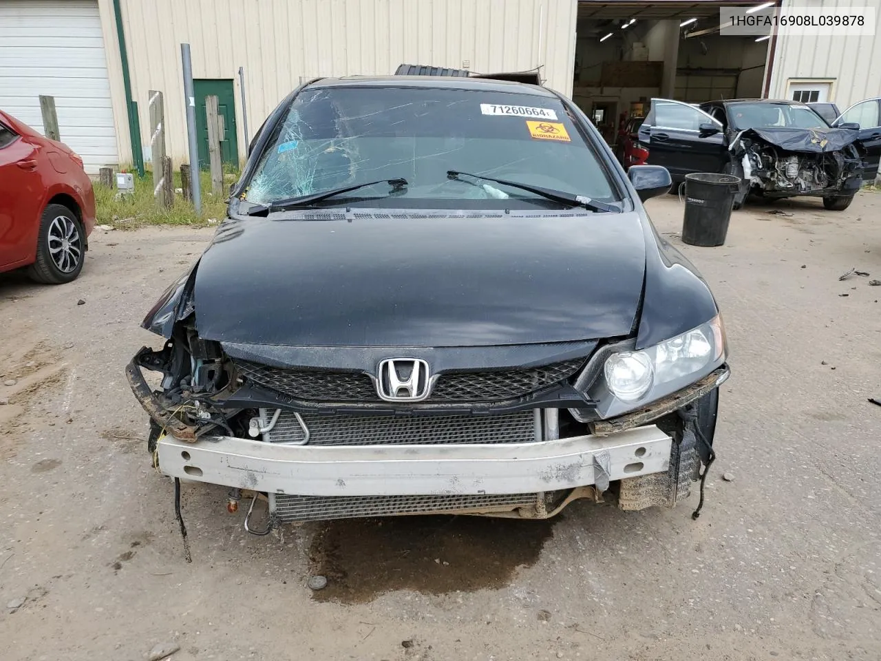 2008 Honda Civic Exl VIN: 1HGFA16908L039878 Lot: 71260664