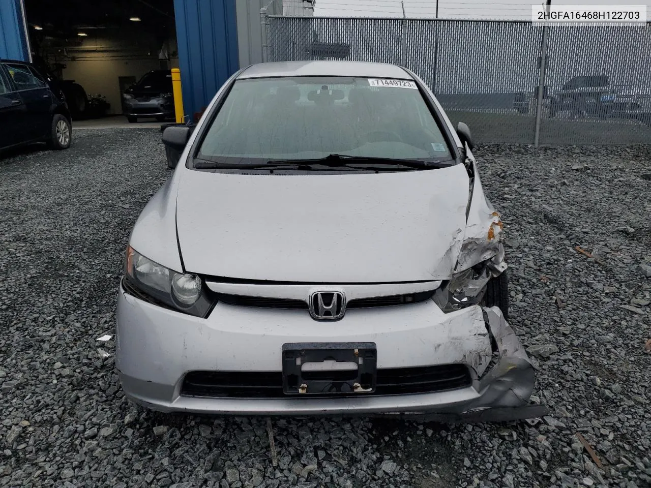 2HGFA16468H122703 2008 Honda Civic Dx-G