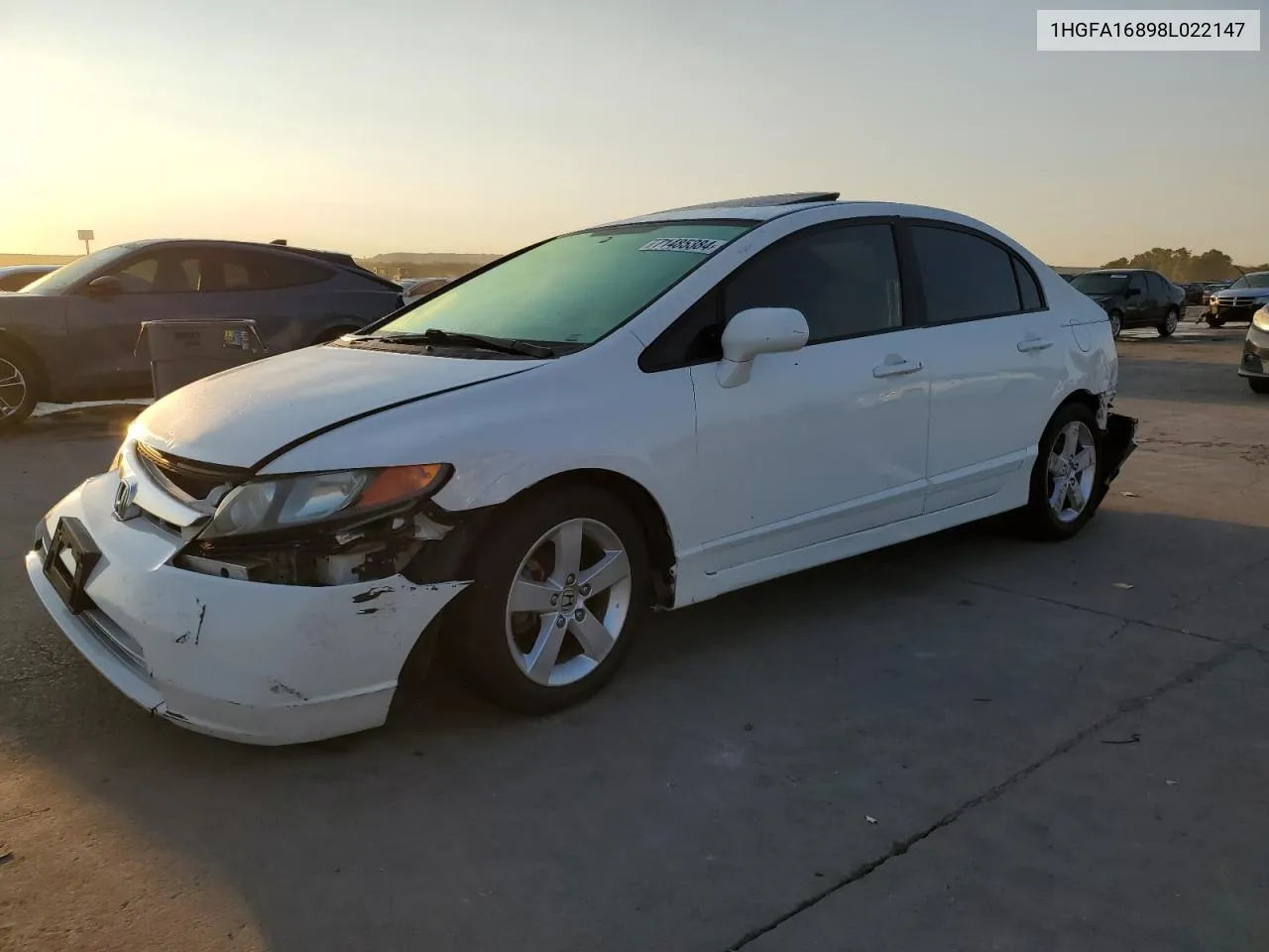 2008 Honda Civic Ex VIN: 1HGFA16898L022147 Lot: 71485384