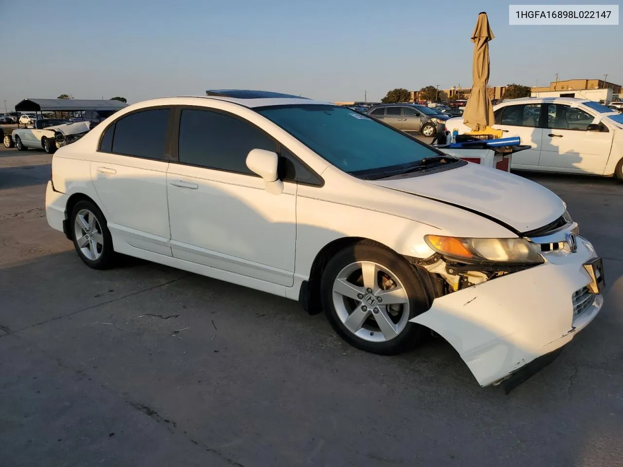 2008 Honda Civic Ex VIN: 1HGFA16898L022147 Lot: 71485384