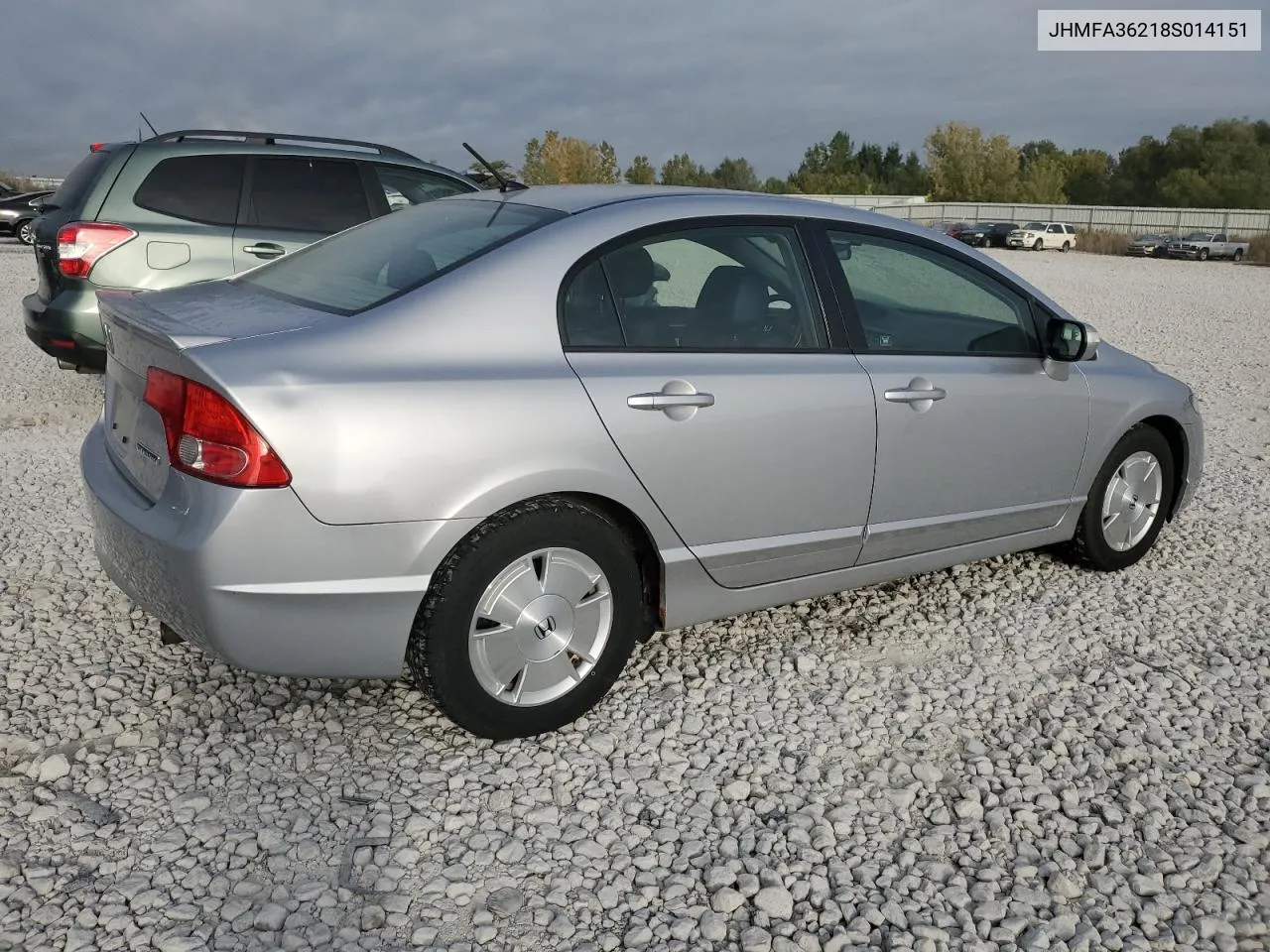 2008 Honda Civic Hybrid VIN: JHMFA36218S014151 Lot: 71537134